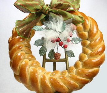 クリスマスリース、シュトーレン(クリスマスバージョン)